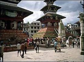 Durban Square at the centre of Kathmandu