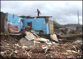 Jamaica Hurricane Ivan damage